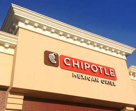 Chipotle's Restaurant Is Seen With Its Iconic Logo. The Chain Increased Prices This Week