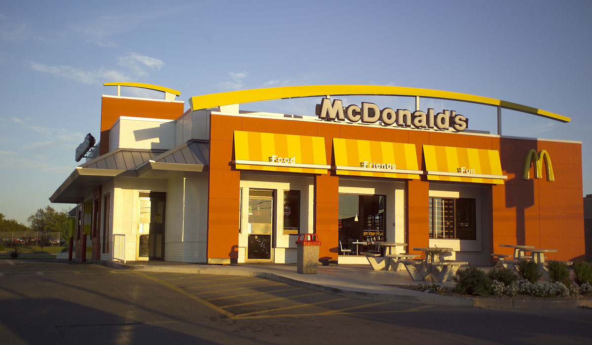 McDonald's Famouse Golden Arches Outside Broken Arrow, Oklahoma