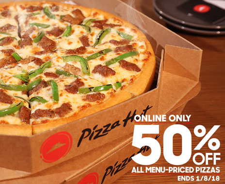 Pizza Hut celebra mês da Pizza com ofertas 50% off e promoção