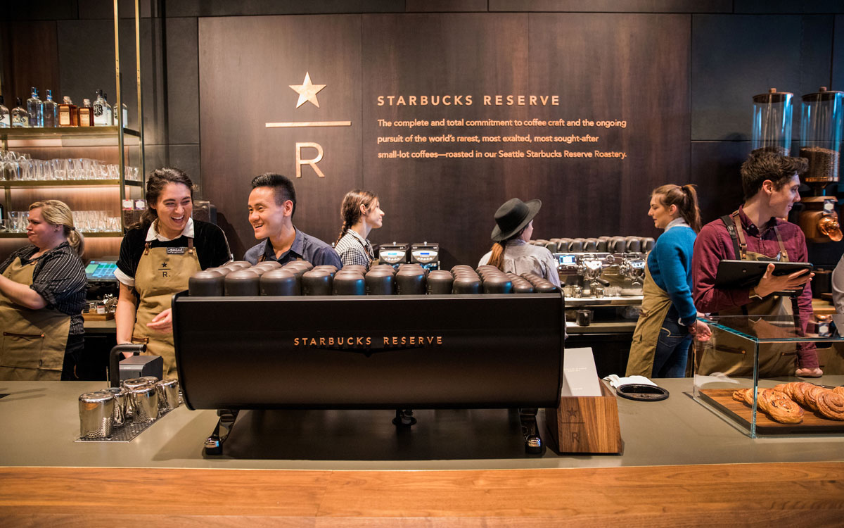 starbucks4 Starbucks' New Premium Retail Store In Seattle