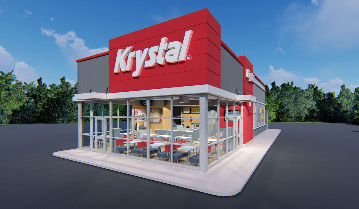 The Outside Of Krystal Burger