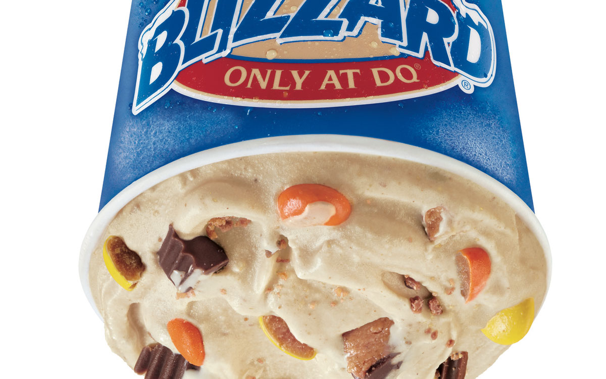 Dairy Queen's Reese’s Outrageous Blizzard Treat Is A Decadent Combination Of Reese’s Peanut Butter Cups, Crunchy Reese’s Pieces, Creamy Peanut Butter Topping, And A Layer Of Warm And Sweet Caramel Topping Hand Blended With Signature DQ Vanilla Soft Serve