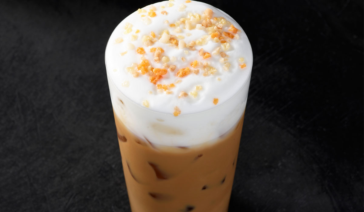 Starbucks' Maple Pecan Latte, Now Iced With Cold Foam