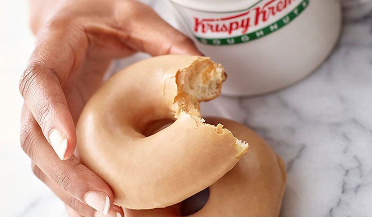 Krispy Kreme Doughnuts Introduces The New Coffee Glazed Doughnut And Original Glazed Coffee Available Beginning Sept