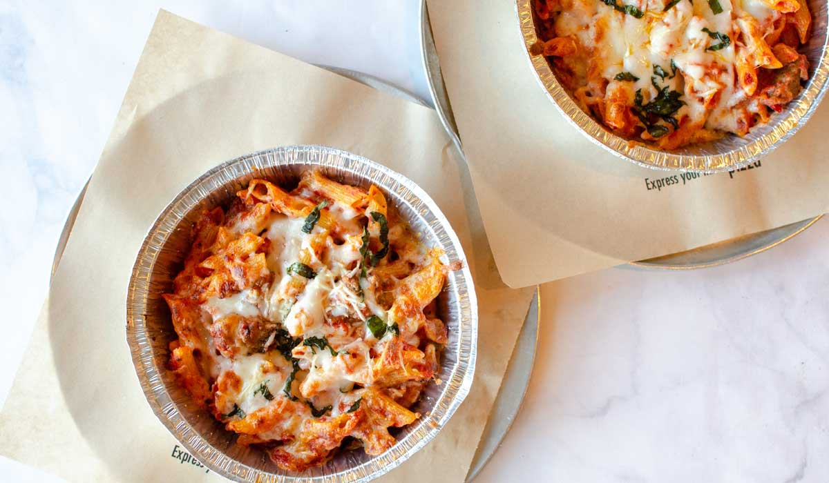 Your Pie's Baked Pasta In Two Dishes