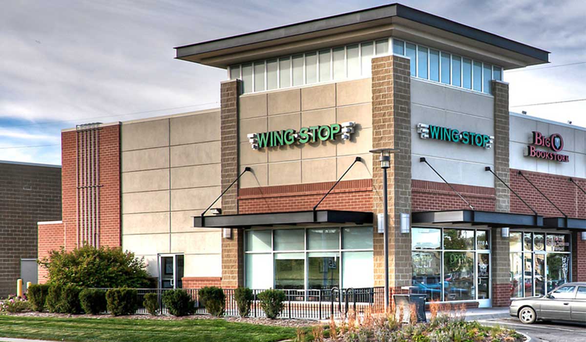 Exterior Of Wingstop Store