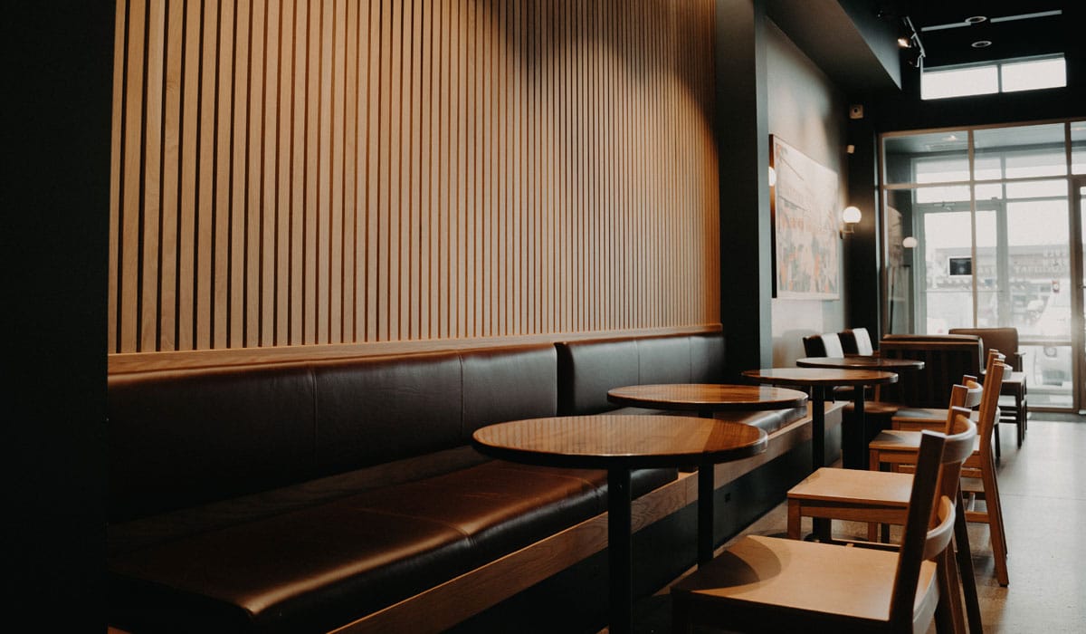 Inside An Empty Starbucks Restaurant