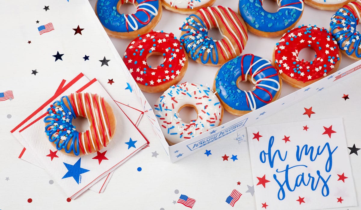 kKreme Krispy Kreme 'Indoughpendence Day' Doughnuts