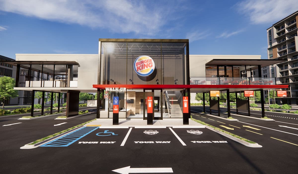 Burger King Restaurant Of The Future Rendering