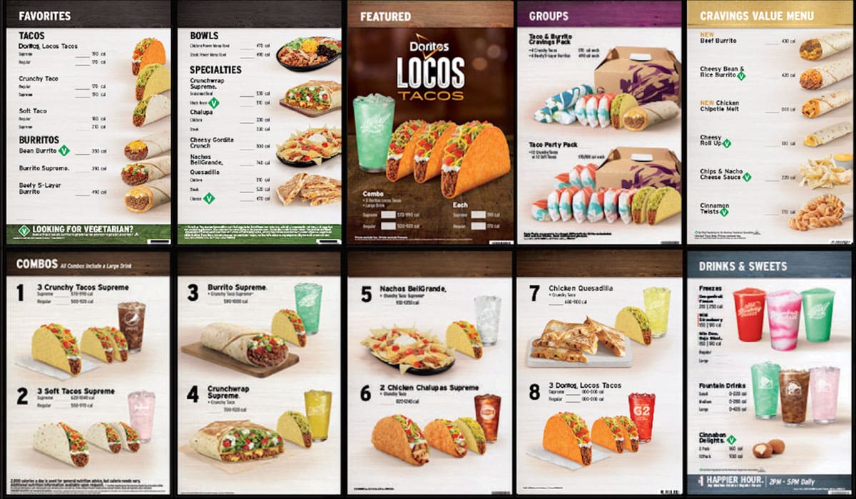 Taco Bell Menuboard