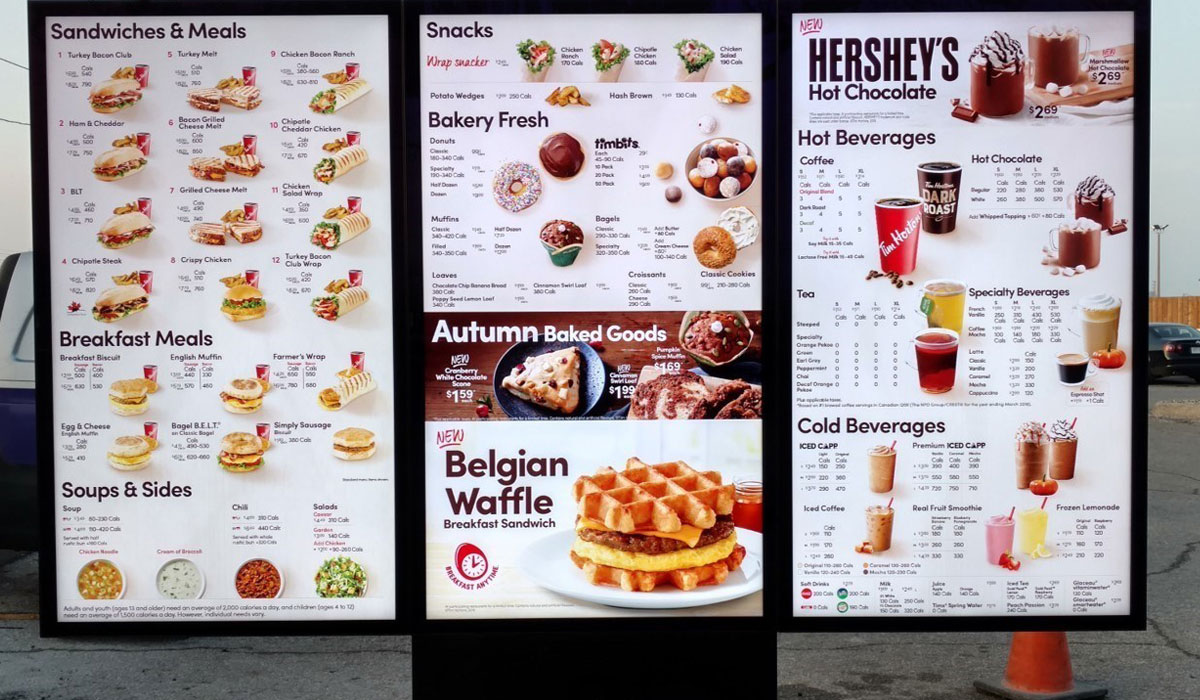 Tim Hortons Menu Prices (Dec 2023) - Fast Food Menu Prices