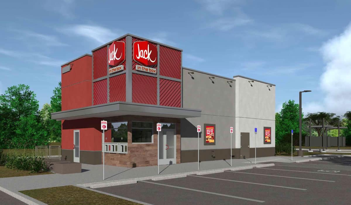 Jack In The Box Drive Thru Only Rendering