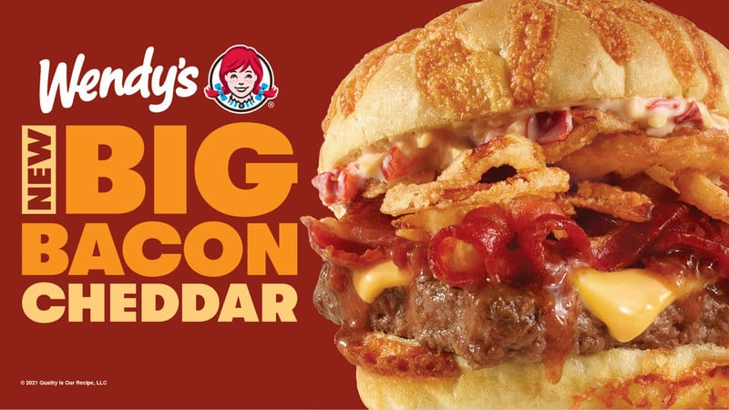 Wendy's Ig Bacon Cheddar Cheeseburger