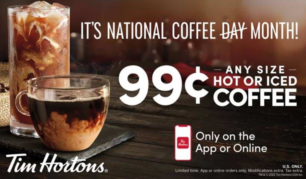 Tim Hortons National Coffee Day Promotion