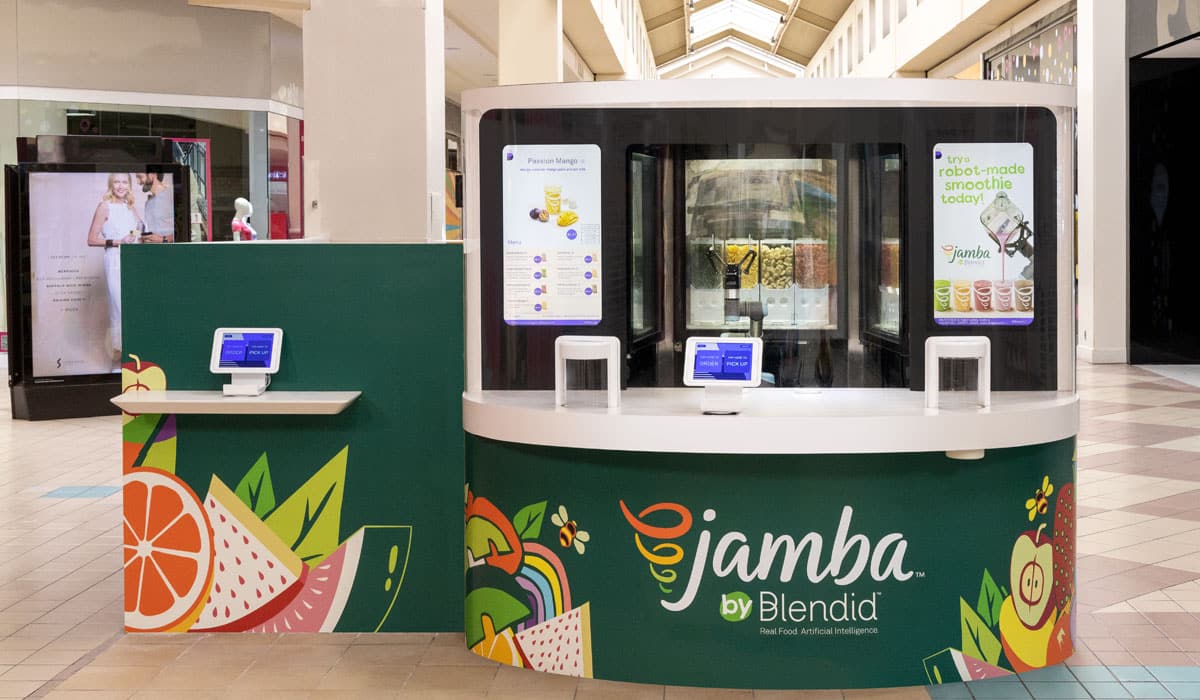 Jamba Robotic Kiosk With Blendid