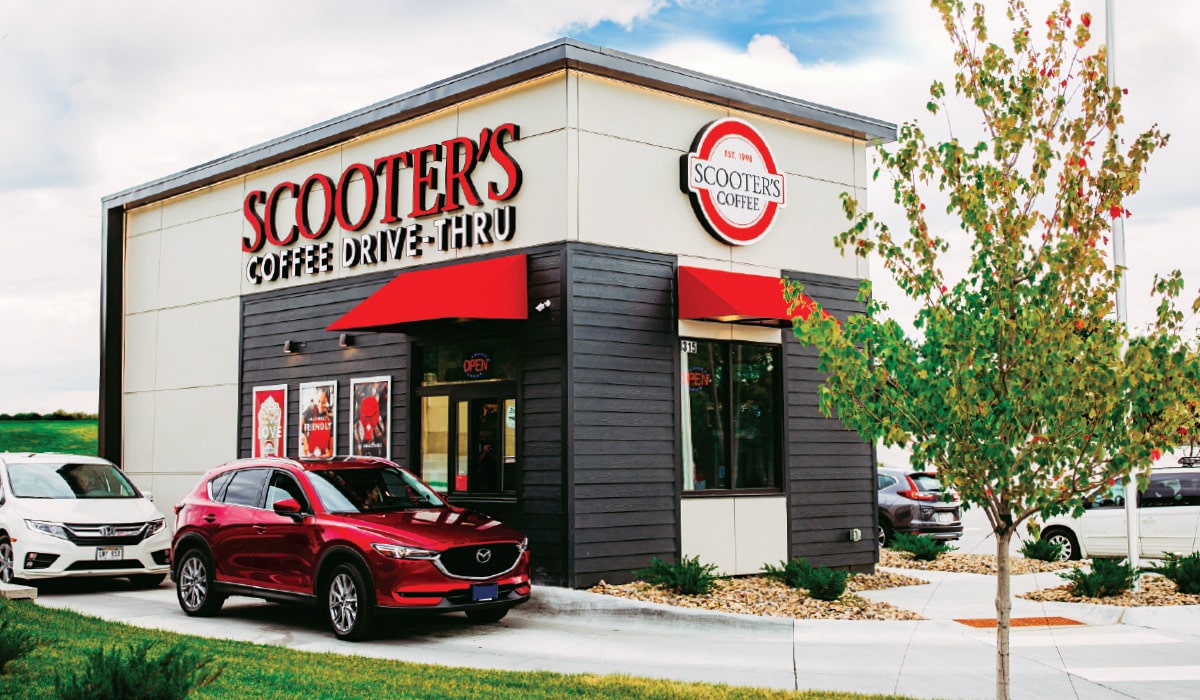 Scooter’s Coffee shop.