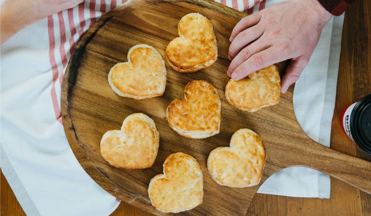Hardee's Heart Shaped Biscuits