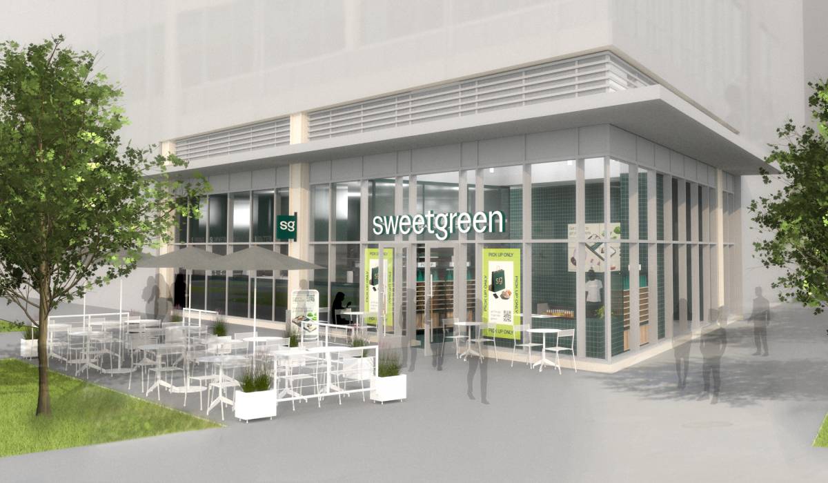 Sweetgreen Digital Pickup Restaurant Rendering