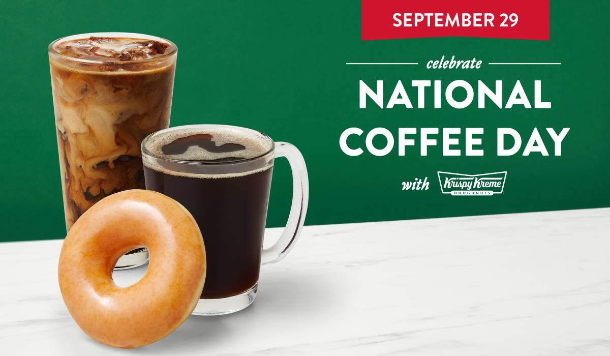 Krispy Kreme National Coffee Day Poster