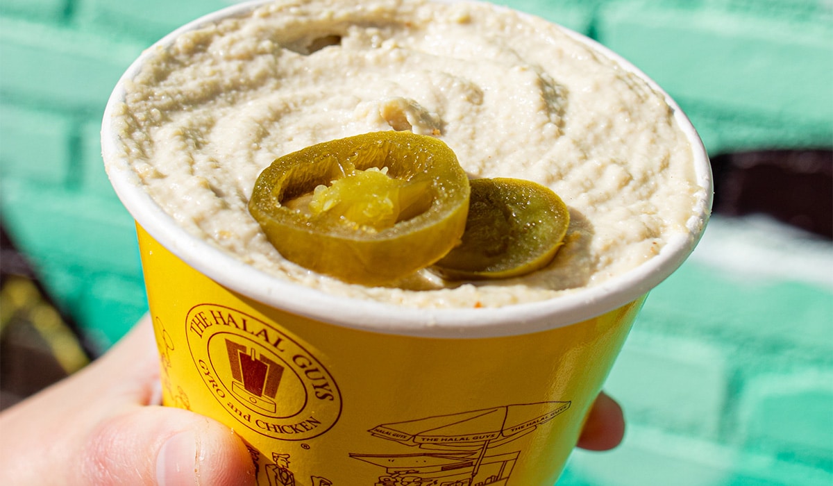 Jalapeño Hummus From The Halal Guys