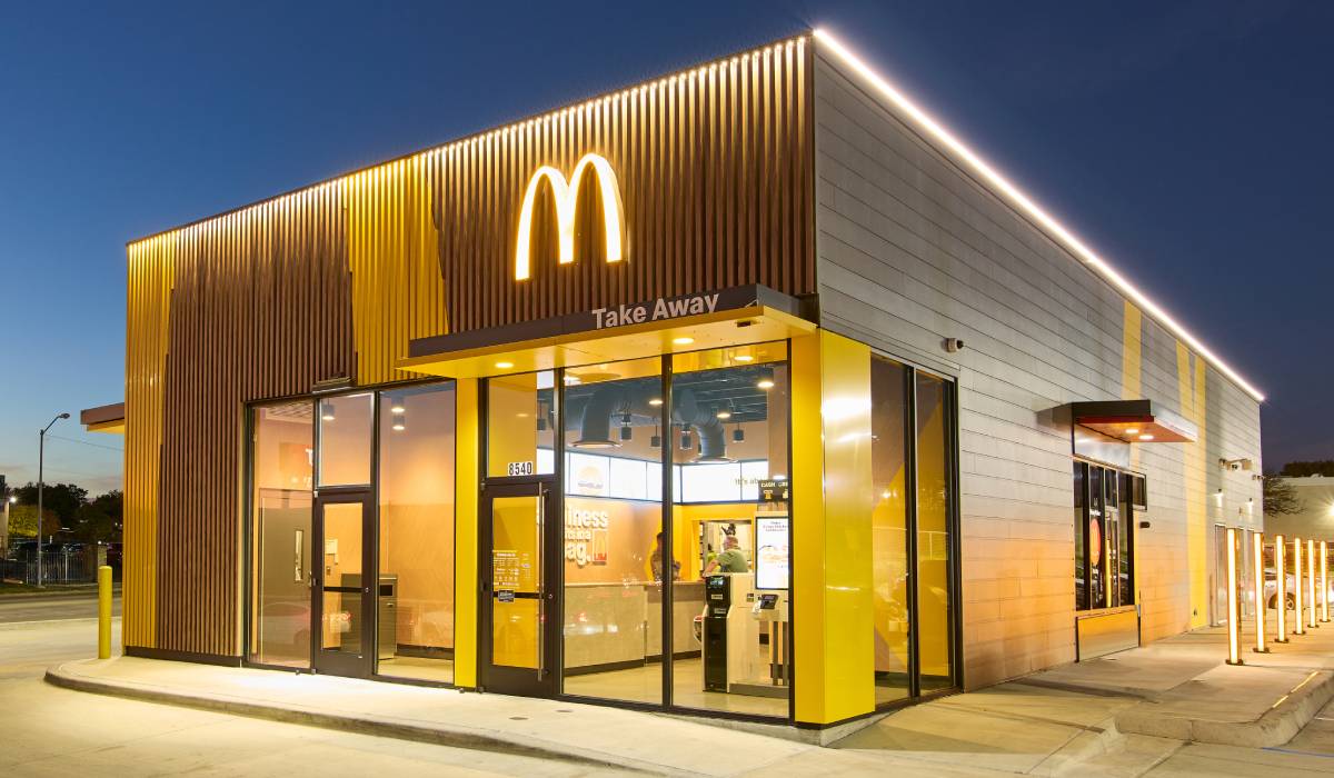 McDonald's Exterior Of Restaurant Building