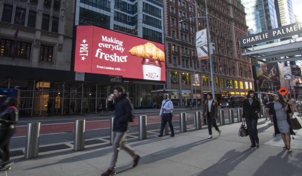 Pret a Manger Grows Awareness with OOH Advertising QSR Magazine