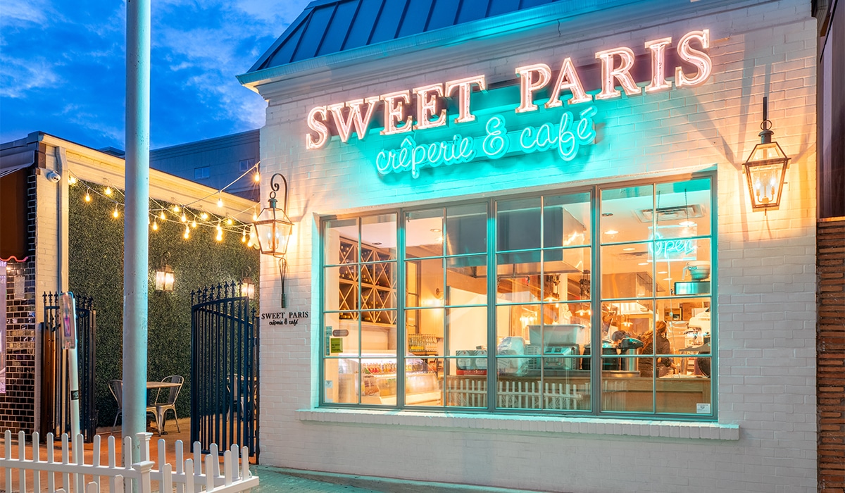 Exterior Of Sweet Paris Crêperie & Café