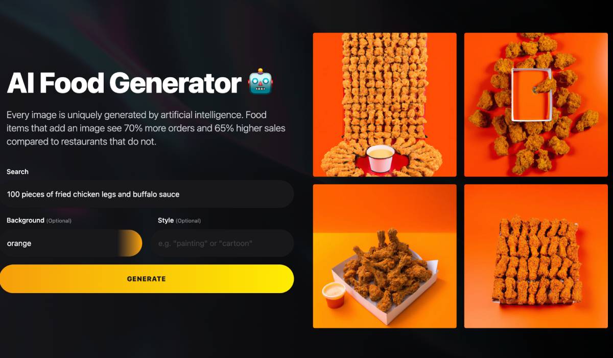 Lunchbox AI Food Generator