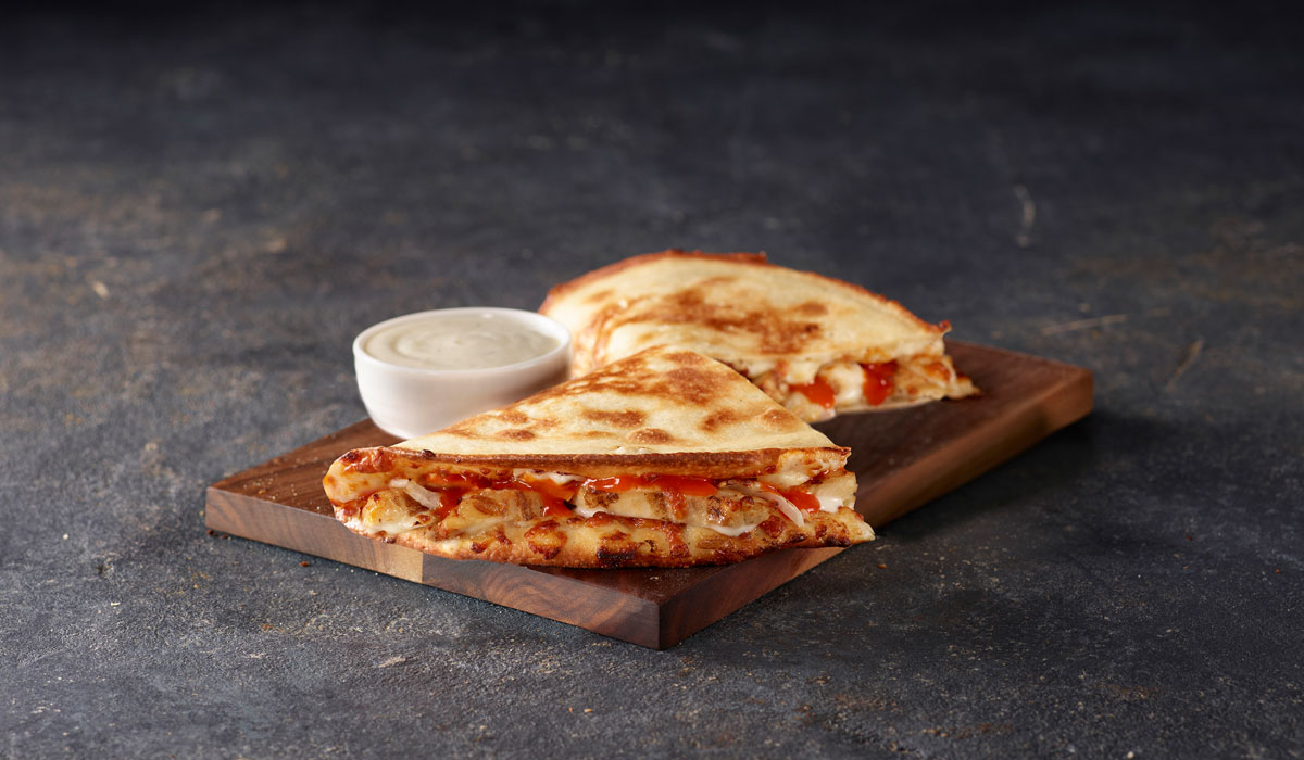 Papa John's Grilled Buffalo Chicken Papadia