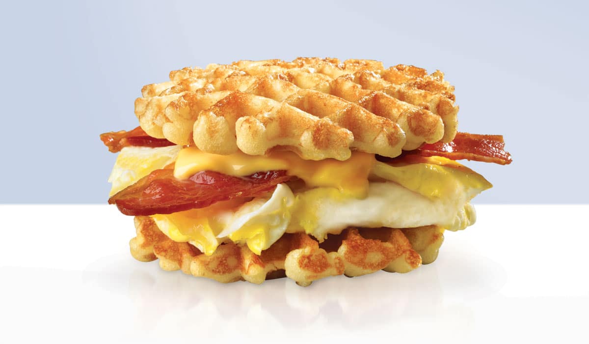 White Castle's Belgian Waffle Breakfast Sliders