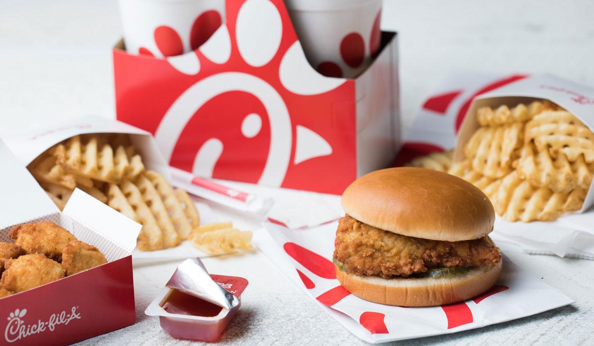 Chick-fil-A food.