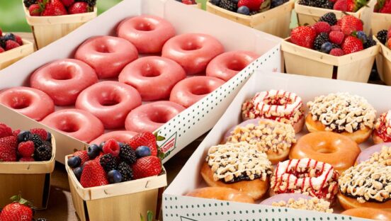 Krispy Kreme's New Berry Doughnuts