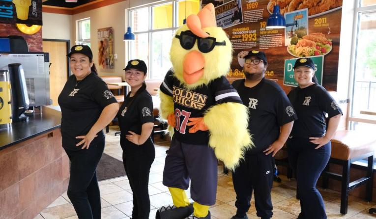 Golden Chick Celebrates Release of Texas Rangers 2023 Nike City Connect  Uniform Launch - QSR Magazine