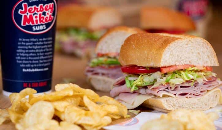 Jersey Mike’s sandwich.