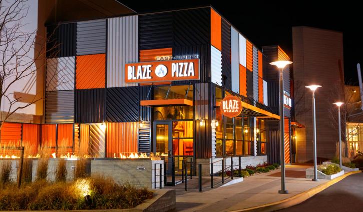 Blaze Pizza exterior.