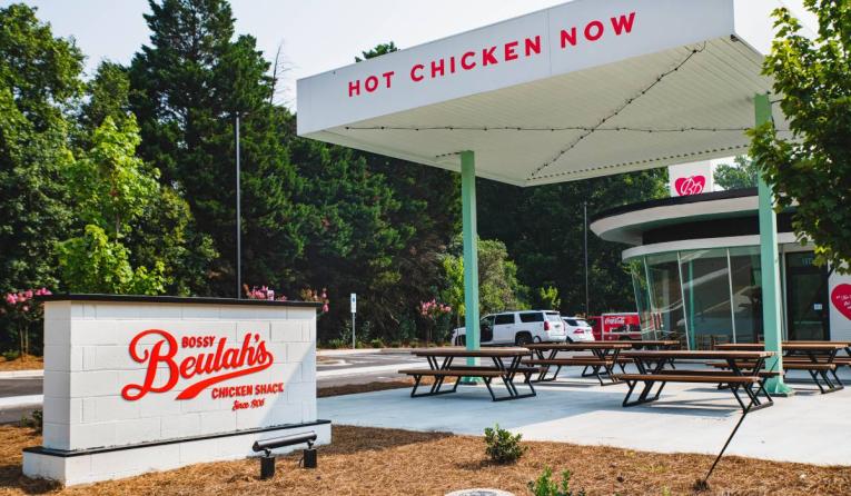 Bossy Beulah’s Chicken Shack’s Fort Mill location is 2,300 square feet, offering indoor and outdoor seating for approximately 130 guests.