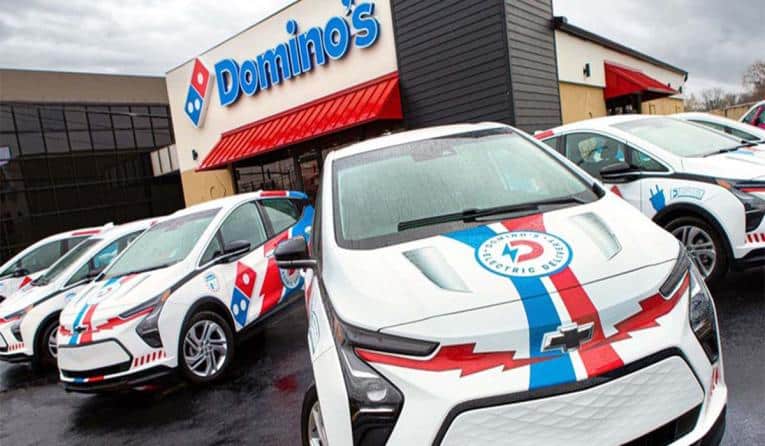 Domino's is seeing a number of advantages with its Chevy Bolt vehicles.