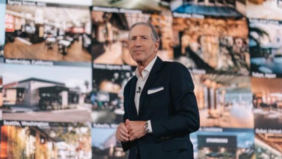 Howard Schultz has spent more than 40 years with the company.