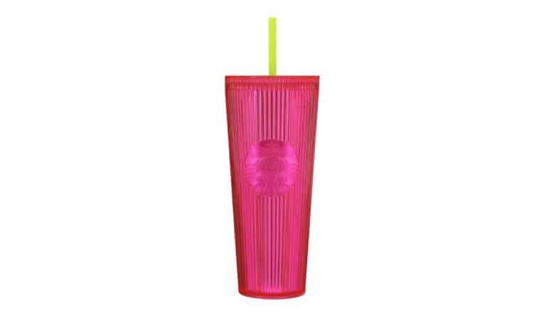 The Iridescent Magenta Bling Cold Cup.