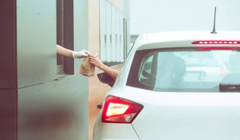 Drive-thru fast food.