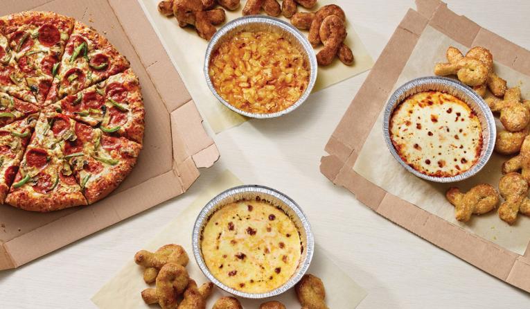 Domino's saw negative annual same-store sales for the first time since 2008.