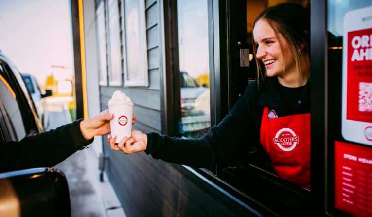 Scooter's is a drive-thru coffee brand that's thriving across the landscape.