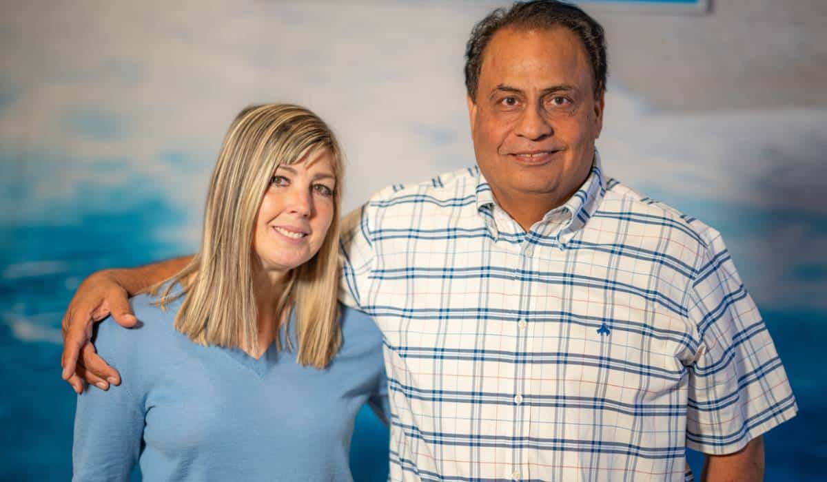 Captain D's franchisees Kelly Moughal and Muhammad Saleem.