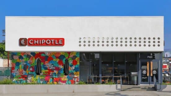A Chipotle restaurant in California.