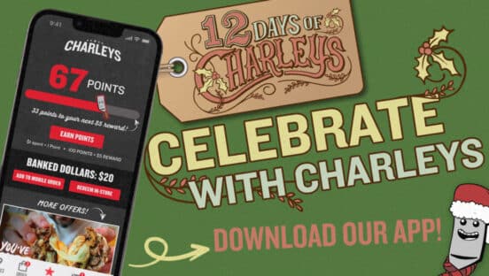 a graphic showcasing Charleys' campaign.