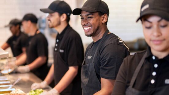 Chipotle employees.