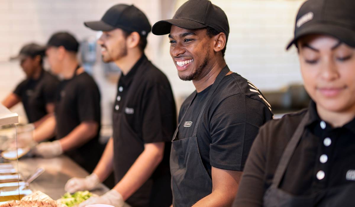 Chipotle employees.