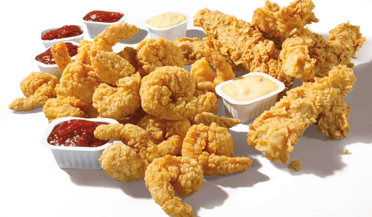 Church's Chicken shrimp box.