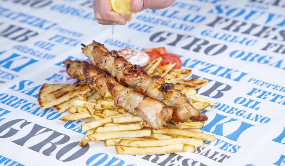 Fries from Nick the Greek.