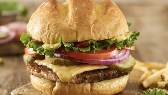 The new plant-based burger from Smashburger.